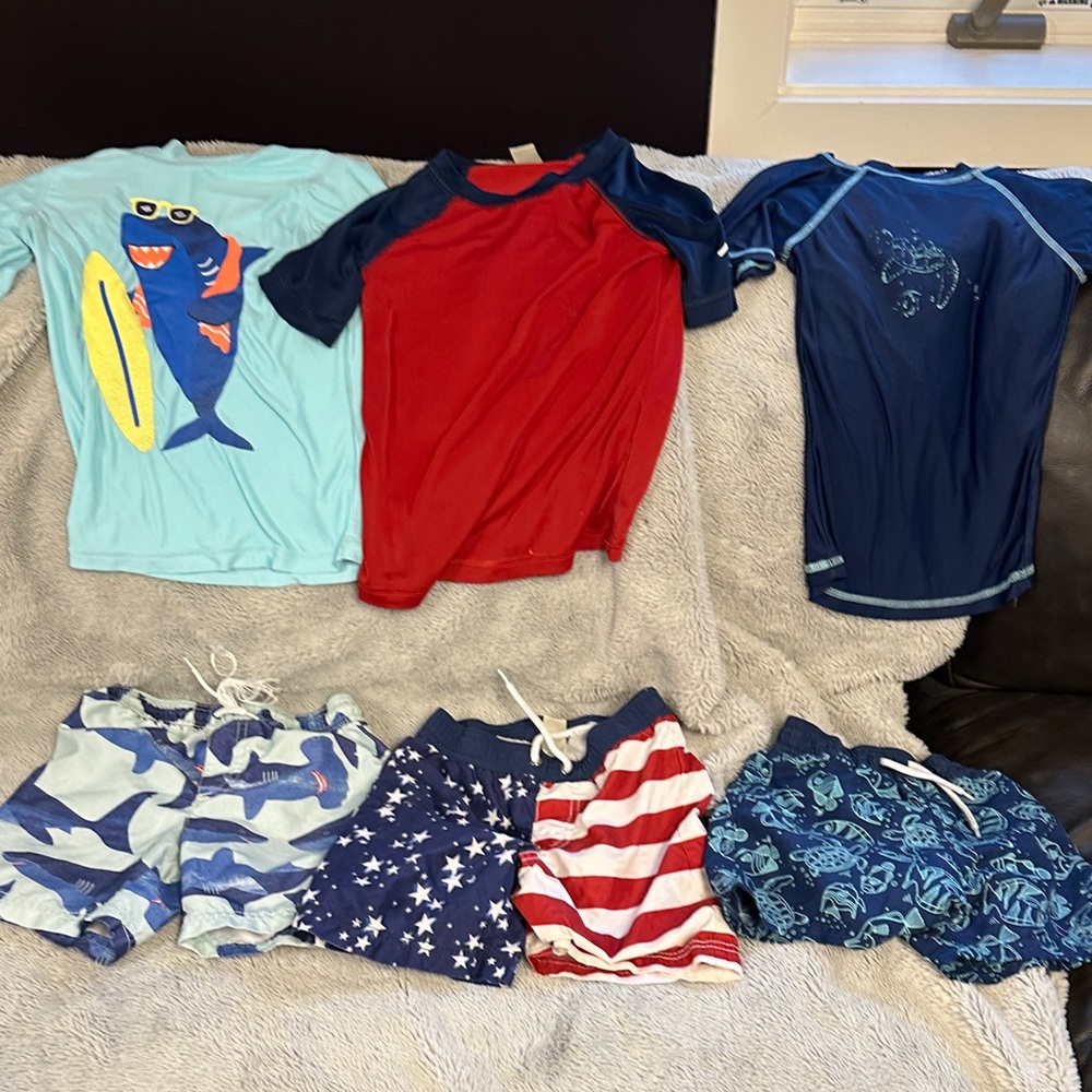 Kids Swim Set - Red, Blue, and Light Blue